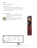 Preview for 1 page of Bowers & Wilkins CDM 7 Specification