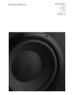 Preview for 1 page of Bowers & Wilkins CT SW10 Installation And Setup Manual