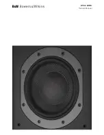 Bowers & Wilkins CT8.4 LCRS Owner'S Manual предпросмотр