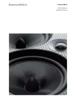 Preview for 1 page of Bowers & Wilkins CWM Cinema 6 Installation Manual