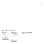 Предварительный просмотр 8 страницы Bowers & Wilkins CWM Cinema 7 Custom Installation