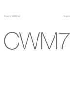 Bowers & Wilkins CWM7 User Manual предпросмотр