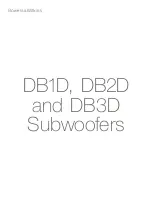 Preview for 1 page of Bowers & Wilkins DB1D Quick Start Manual