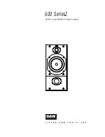 Bowers & Wilkins DM 601 S2 Owner'S Manual preview