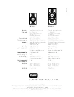 Preview for 20 page of Bowers & Wilkins DM 601 S2 Owner'S Manual