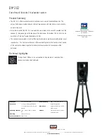 Bowers & Wilkins DM302 Specification Sheet предпросмотр