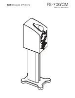 Preview for 1 page of Bowers & Wilkins FS-700/CM Assembly Instructions Manual