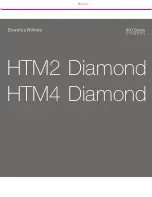 Preview for 1 page of Bowers & Wilkins HTM2 DIAMOND User Manual