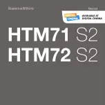 Preview for 1 page of Bowers & Wilkins HTM71 S2 Manual