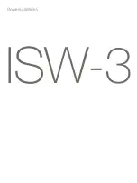 Bowers & Wilkins ISW-3 Manual preview