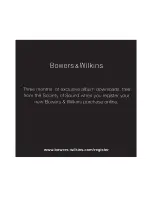 Предварительный просмотр 11 страницы Bowers & Wilkins P% wireless Quick Start Manual