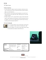 Предварительный просмотр 1 страницы Bowers & Wilkins PCS8 Specification Sheet