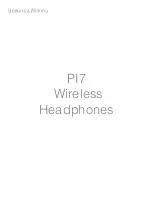 Bowers & Wilkins PI7 Quick Start Manual предпросмотр