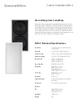 Preview for 15 page of Bowers & Wilkins SA250 Mk2 Custom Installation