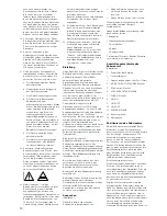 Предварительный просмотр 15 страницы Bowers & Wilkins Subwoofer ASW CDM Owner'S Manual & Warranty