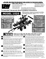 Bowers & Wilkins Turnoverball 1020 Installation Instructions Manual preview