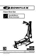 Bowflex 003-3210-120108A Assembly Manual preview