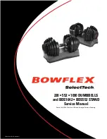 Preview for 1 page of Bowflex 1090 DUMBBELLS Service Manual