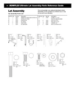 Предварительный просмотр 14 страницы Bowflex Bowflex Ultimate Machines Assembly Manual