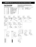 Предварительный просмотр 16 страницы Bowflex Bowflex Ultimate Machines Assembly Manual