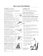 Preview for 12 page of Bowflex BOWFLEX XTREME.SE Owner'S Manual