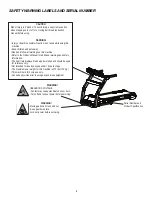 Предварительный просмотр 3 страницы Bowflex BXT116 Service Manual