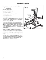 Preview for 10 page of Bowflex ElitePlus Assembly Instructions Manual