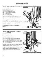 Preview for 16 page of Bowflex ElitePlus Assembly Instructions Manual