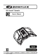 Bowflex G.O. Coach Owner'S Manual preview