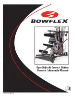 Preview for 1 page of Bowflex Gym Style Ab Crunch Station Owner'S/Assembly Manual