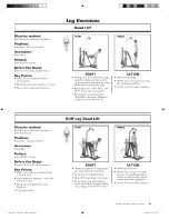 Preview for 53 page of Bowflex HOME GYM Owner'S Manual