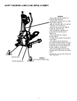 Предварительный просмотр 3 страницы Bowflex LateralX LX3 Service Manual