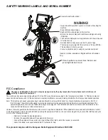 Предварительный просмотр 3 страницы Bowflex Max Total 16/40 Service Manual