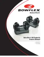 Preview for 1 page of Bowflex SelectTech 220 Owner'S Manual