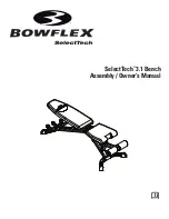 Bowflex SelectTech 3.1 Bench Owner'S Manual предпросмотр