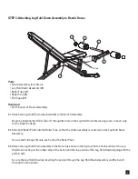 Предварительный просмотр 9 страницы Bowflex SelectTech 3.1 Assembly And Owner'S Manual