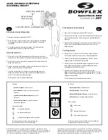 Preview for 2 page of Bowflex SelectTech 56O Quick Start Manual