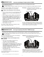 Предварительный просмотр 3 страницы Bowflex SelectTech BD1090 Unpacking Instructions Manual