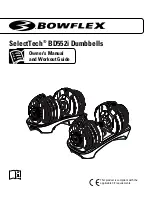 Предварительный просмотр 1 страницы Bowflex SelectTech BD55i Owner'S Manual And Workout Manual