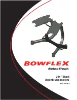 Bowflex SelectTech BDS1642 Assembly Instructions Manual предпросмотр