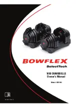 Bowflex SelectTech BF1090 Owner'S Manual предпросмотр