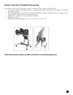 Предварительный просмотр 10 страницы Bowflex SELECTTECH Owner'S Manual