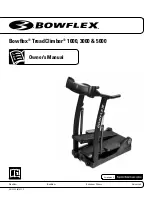 Bowflex TREADCLIMBER 1000 Owner'S Manual предпросмотр