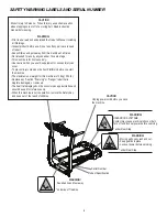 Preview for 3 page of Bowflex TreadClimber TC100 Service Manual