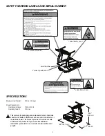 Предварительный просмотр 3 страницы Bowflex TreadClimber TC20 Service Manual