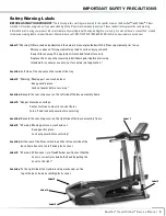 Предварительный просмотр 9 страницы Bowflex TreadClimber TC5300 Service Manual