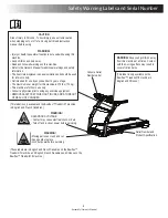 Preview for 5 page of Bowflex Treadmill 18 Assembly & Owners Manual