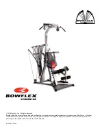 Предварительный просмотр 20 страницы Bowflex Xtreme SE Assembly Manual