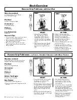 Preview for 40 page of Bowflex Xxtreme 2 SE Owner'S Manual & Fitness Manual