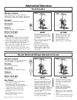 Preview for 56 page of Bowflex Xxtreme 2 SE Owner'S Manual & Fitness Manual